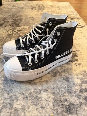 Billie Eilish x Converse By You High Top Sneakers - Limited Edition.